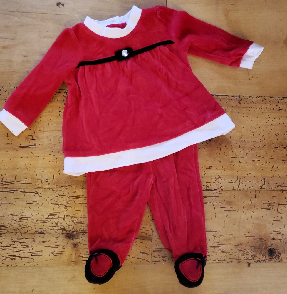 Santa 6-9mth Outfit